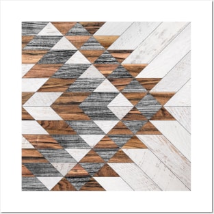 Urban Tribal Pattern No.12 - Aztec - Wood Posters and Art